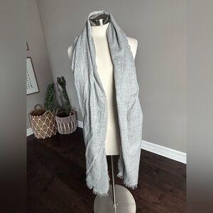 A New Day x Target 🎯 Wrap Blanket Scarf Shawl Grey/Gold Metallic Womens OS